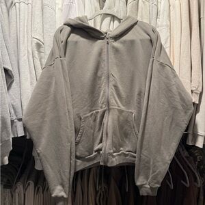 Skims Terry Zip Up Hoodie